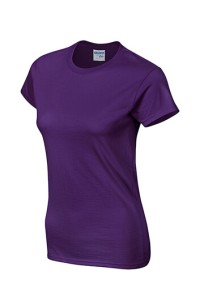 Gildan 紫色 081 短袖女圓領T恤 76000L  T恤批發 女T恤印字 買T恤 T恤價格  t-shirt13